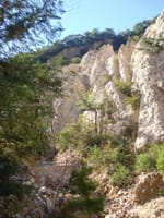 赤子谷/蓬莱峡コース「沢歩き、岩歩き」