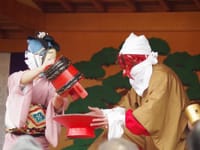尼崎市の大覚寺・節分会の身振り狂言を見に行きましょう。