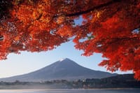 紅葉の富士四湖巡り
