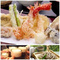 築地　新鮮ネタの贅沢天ぷらとお蕎麦