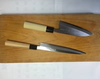 Cooking knife for southpaw