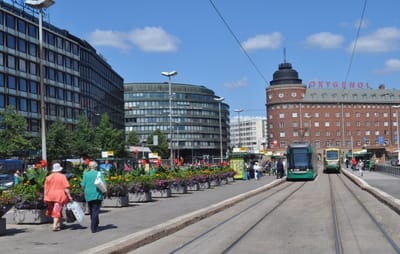 ヘルシンキのトラム（路面電車）