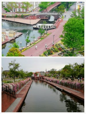 「運河周辺風景」　　続ハウステンボスへ　　（ハウステンボスと絶景ツアー２日目）2023年5月12日