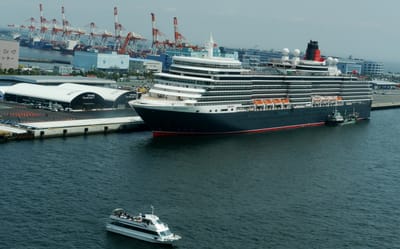 ◎豪華客船クイーンエリザベス、３年ぶりに横浜港に！