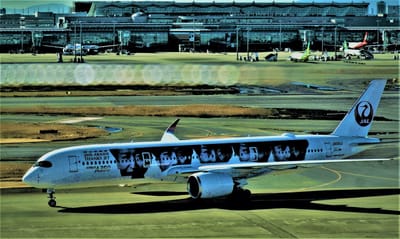 　✈ 　 JAL「嵐ジェット」 ついに運航終了 !　 　　　　　活動休止から4か月　...　10年超の歴史に幕