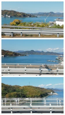 ①-４「生口橋」前後通過　向島、因島、生口島、多々羅大橋へ (しまなみ海道ウォーキングツアー２日目)   2022年11月７日