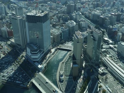 Yokohama Landmark Tower 展望フロア　(Sky Garden)から見る眺望