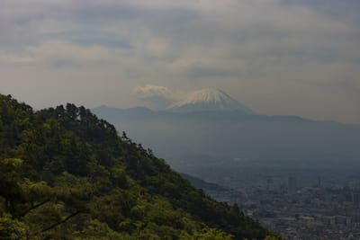 展望所より富士山