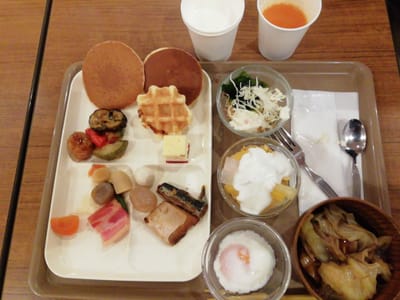 福岡滞在中の食事① ２月17日朝食  