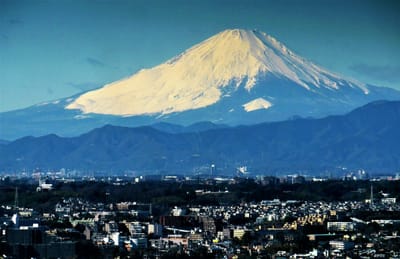 🗻「ザ・タワー横浜北沖」46階 展望台から見る富士山 !