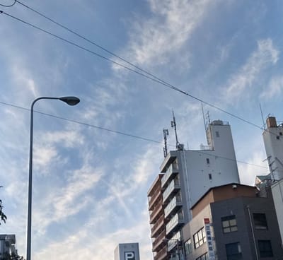 1月の大阪の空