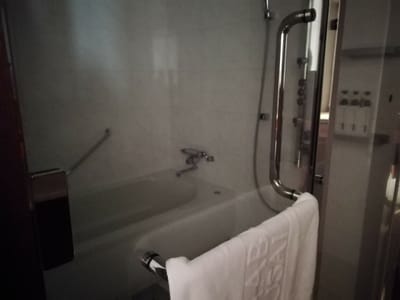「丸見え浴室」　今治国際ホテル４　  (しまなみ海道ウォーキングツアー２～３日目)   2022年11月７日～８日