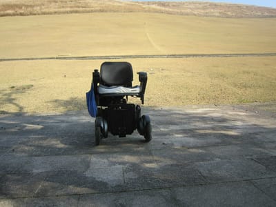 愛車の電動車椅子