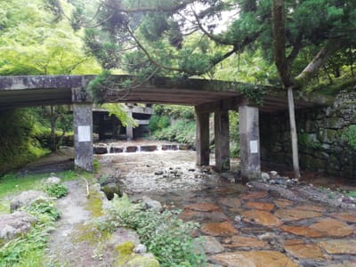 石橋「走井橋」　不思議な空間　　　日吉神社と周辺② -3   2022年6月17日