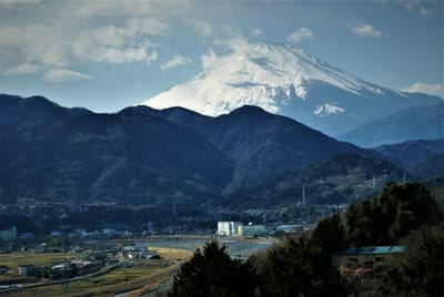 　　🗻　松田町　"西平畑公園"　から見る富士山　🗻