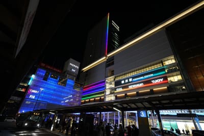 横浜駅西口夜景
