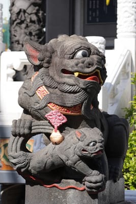 関帝廟の狛犬