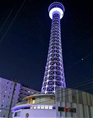 　" 横浜マリンタワー " 今夏再開へ　…　展望フロアで、 " プロジェクション マッピング " レストランやバーも営業 !!