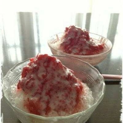 手作り💛苺のかき氷シロップ
