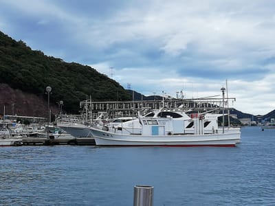「イカ釣り漁船」　　日本海の楽園水島①ー３     (福井の絶景巡りツアー３日目 )   2023年8月24日