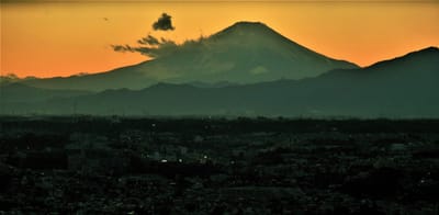 　　　　　🗻　富士山　マジックアワー　🗻