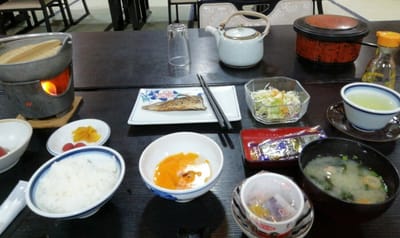 「1月15日朝食」　　屋久島ツアーの宿周辺と食事   2022年１月14日～16日