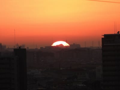 今日の夕陽　2022.11.26