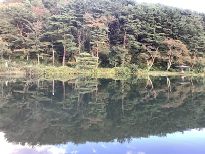 岳温泉鏡ヶ池