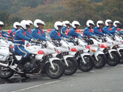 福岡県警察白バイ安全運転競技大会～開会式１