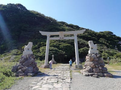 大湊神社」　雄島　(福井の絶景めぐりツアー１日目)　　2023年８月22日