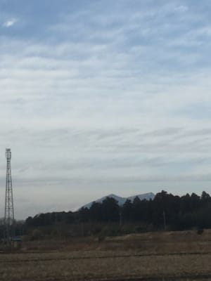 筑波山上空の雲