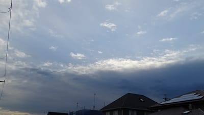 雨雲の先端