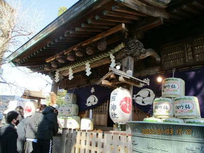 松戸神社に初詣