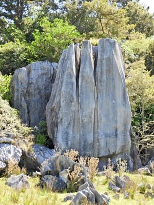 石灰岩の公園