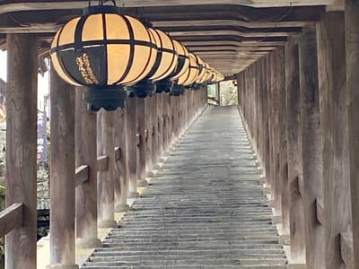 重要文化財　「長谷寺の登廊❗️」