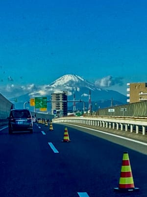 車窓からの富士山❣️
