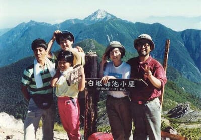 1990年夏の南アルプス　北岳登山