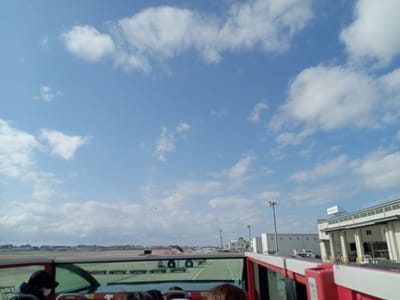 福岡空港ビューとツアー〜福岡オープントップバス🚌から航空消防庁舎