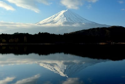 静かな富士山