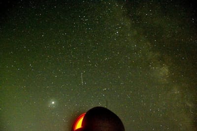 牧場の天文台