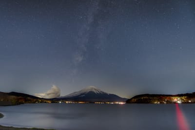 今年最後の富士山と天の川コラボ-2