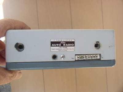 東芝　TRANSISTOR AUTO RADIO 7A-900　№235