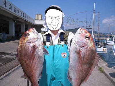 千葉県・勝浦港からの真鯛釣り。