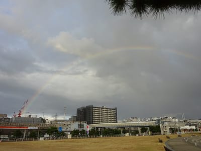 今日の虹（大蔵海岸）１０月２２日