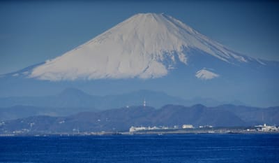 今年、お気に入りの写真 "湘南海岸から見た富士山"