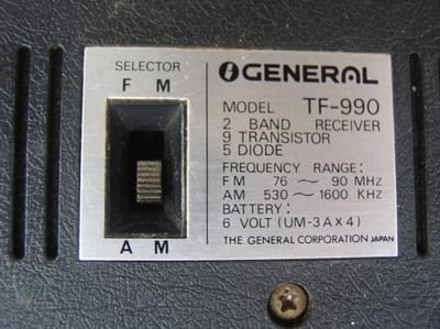 ゼネラル　TF-990 9石　№545