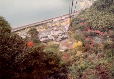昭和55年頃　鹿児島・磯公園ロープウェイからの眺望