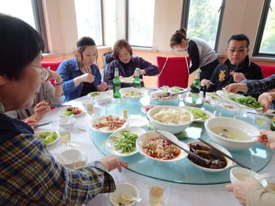 中国江南の旅、無錫料理の昼食