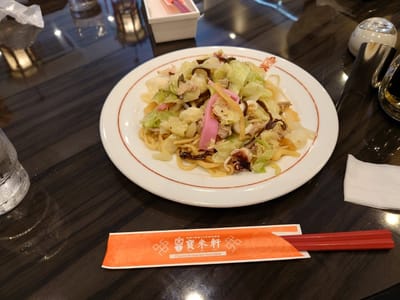 長崎で老舗の中華料理店で皿うどん