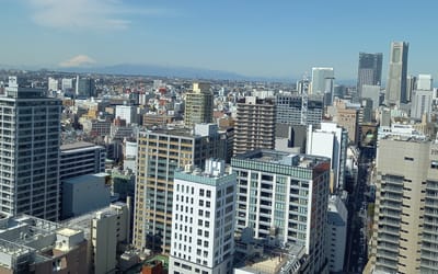 　　🗻 横浜マリンタワー30階 展望台から見る富士山 !!